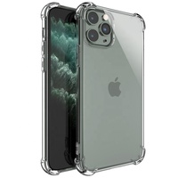 Capa de celular premium à prova de choque, capa de celular 1.5mm alta, transparente, tpu, para iphone 11, 12, 13 pro, max