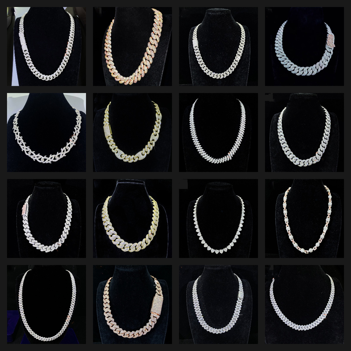 upside down moissanite setting