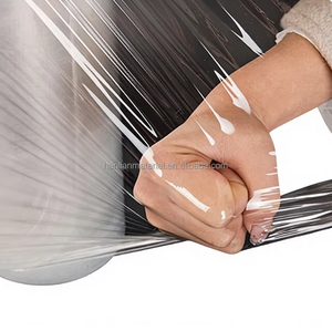 فيلم تغليف صناعي من البولي إيثيلين للآلات، لفات كبيرة مخصصة من الفيلم الشفاف القابل للتمدد، فيلم تمدد صناعي فائق الرقة - Product Image 3