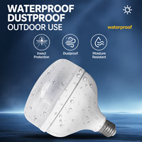 Ampoule LED Tri-Proof à Haute Luminosité avec Couverture en PC, Étanche IP65, Culot E27, Lampe Globe Économe en Énergie pour Usage Domestique
