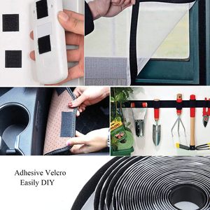 Bandes auto-adhésives robustes à crochets et boucles de 30 mm/1,18 pouce, bandes Velcro double face pour le bureau, la maison et le bricolage - Product Image 6