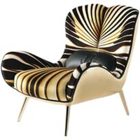 Fauteuil d'appoint moderne en panneaux pour salle à manger, salon, chambre, extérieur, en contreplaqué courbé d'eucalyptus stratifié haute pression