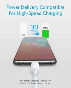 <span class=keywords><strong>Anker</strong></span> Powerline III 60W Câble USB C 6ft USB C vers USB C 2.0 Câble de <span class=keywords><strong>chargeur</strong></span> rapide Support Personnalisation - Product Image 2