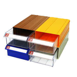 High Quality Plastic Stackable Storage Drawer For Electronic Parts Hardware Storage component drawer