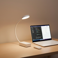 Lampe de chevet/étude portable à LED moderne, chargement rapide USB-C, contrôle tactile, gradation progressive, veilleuse murale facile à installer