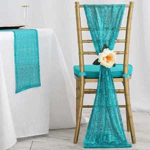 Red Reusable <strong>Wedding</strong> <strong>Chair</strong> <strong>Covers</strong> with <strong>Bow</strong> Sashes Durable Home and Event Banquets Furniture for Farmer Houses - Product Image 5