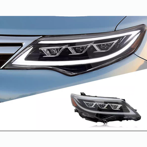 ไฟหน้าโปรเจคเตอร์ LED สำหรับ Toyota Camry ปี 12-14 รุ่นตลาดอเมริกา โคมดำ เลนส์ใส ซ้ายขวา คู่ - Product Image 5