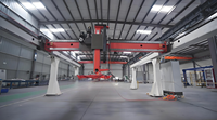 Robot portique industriel personnalisé 5 tonnes avec moteur à engrenages pour chargement/déchargement automatique de charges lourdes et palettisation, axe linéaire personnalisé