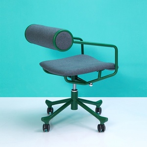 Modern Style Genuine <b>Leather</b> Office Chair with Extendable Feature Good Price Computer Desk Chair on Sale Online - Product Image 4