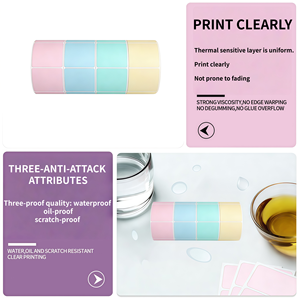 New Material Waterproof Heat Sensitive Shipping <b>Labels</b> for Packaging Thermal Paper Price Tags for <b>Label</b> Printers - Product Image 3