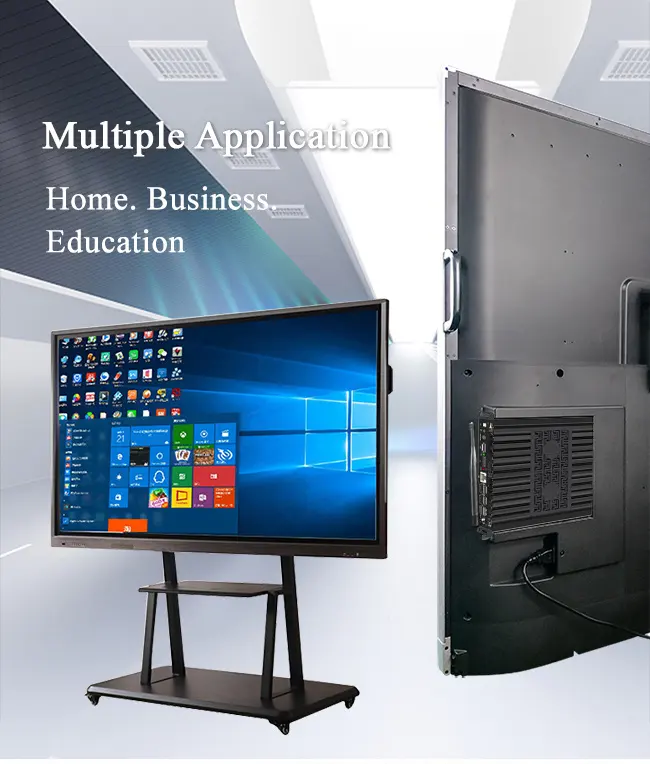 Quadro branco interativo personalizável OPS Smart Computer tudo-em-um DDR3 DDR4 para conferências de negócios digitais OEM TV