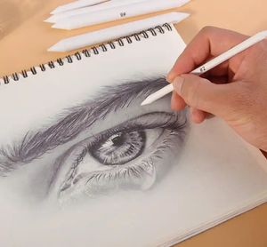 Keep Smiling Professionelles 6-teiliges 16cm Künstler-Zeichenpapier Verblendungsstump-Set für Künstler - Product Image 2