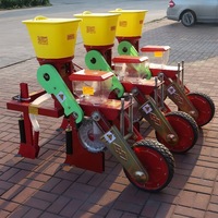 Semoir multi-cultures 2 à 5 rangs pour soja, maïs, arachides avec applicateur d'engrais, monté sur tracteur