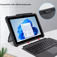 Sarung Tablet Laptop kasar transparan akrilik, dapat dilepas untuk mikro/permukaan lembut 1 2 3 Pro 4 5 6 7 + Pro 8