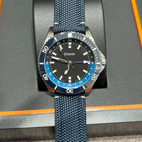 Montre Homme Luxe à Quartz 42MM, Cadran à Aiguilles en Verre, Multifonctionnelle, Chronographe Lumineux, Bracelet en Nylon Classique – Nouveauté 2026, Meilleure Vente