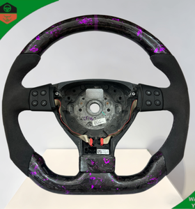 <span class=keywords><strong>Volante</strong></span> de Fibra de Carbono Personalizado Premium para Volkswagen <span class=keywords><strong>Golf</strong></span> MK5 2003-2008 <span class=keywords><strong>R32</strong></span> Passat R36 Polo Jetta GLI GTI Jetta Sagitar - Product Image 2