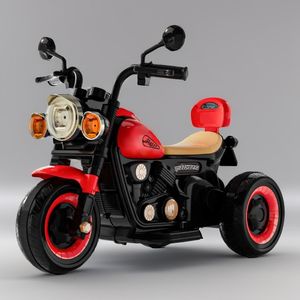 Sepeda Motor Listrik Anak-Anak Tricycle Isi Ulang untuk Anak Laki-Laki dan Perempuan Bayi Dapat Duduk Ukuran Besar Mainan Mobil Plastik dengan Remote Control - Product Image 2