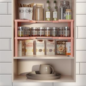 <b>Rotatable</b> multi-layer <b>spice</b> <b>rack</b>, floor-standing, multi-functional, no-drill <b>spice</b> storage <b>rack</b> for kitchen organization. - Product Image 2