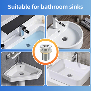Phòng tắm Sinks <span class=keywords><strong>pop</strong></span>-up Stopper với được xây dựng trong tóc lọc phổ phù hợp với Brass thép không gỉ lưu vực cống - Product Image 6