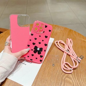 Funda con Colgante para <span class=keywords><strong>iPhone</strong></span> 16 15 <span class=keywords><strong>14</strong></span> <span class=keywords><strong>Pro</strong></span> <span class=keywords><strong>Max</strong></span> - Funda <span class=keywords><strong>Transparente</strong></span> Resistente a Golpes y Protector con Cordón - Product Image 3