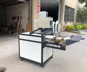 conveyer belt induction forging machine for tableware thermoforming, feeder forging