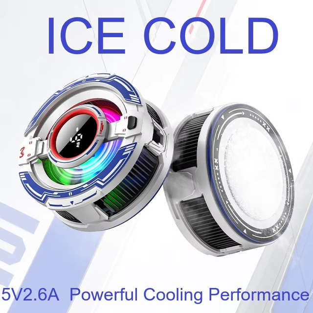 CX16 Semiconductor Phone Cooler Real Ice Cooling High Power Lightweight Smart Temperature Control Anti Condensation