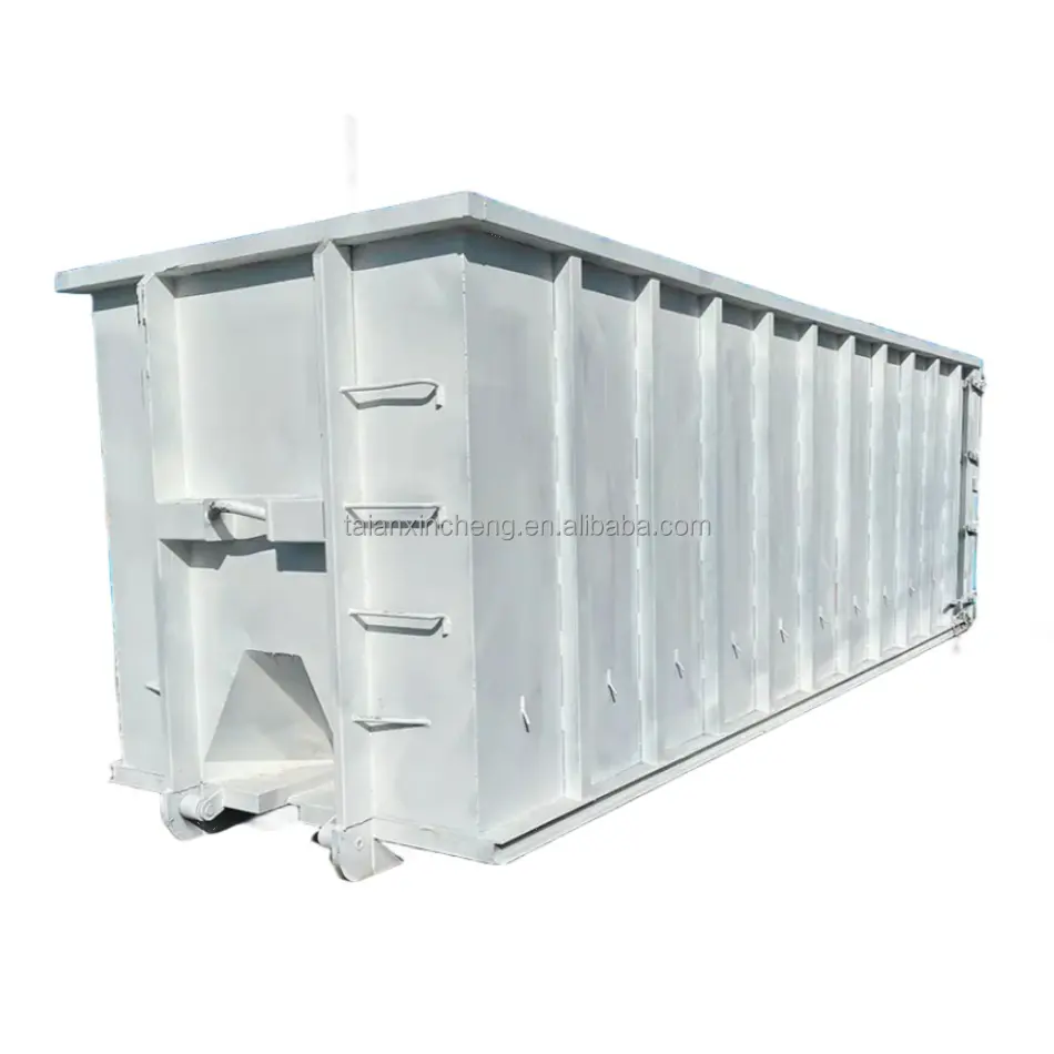 Novo produto compactador de lixo balde de lixo rolando lixeira de serviço pesado fabricante de caixa de elevador de gancho rolando lixeira