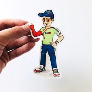 <span class=keywords><strong>Adesivi</strong></span> Personalizzati con Logo Stampato in Vinile per Tastiera, <span class=keywords><strong>Computer</strong></span>, Valigie, Skateboard, Biciclette e Laptop - Product Image 6