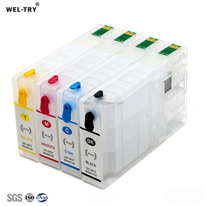 Cartouche <span class=keywords><strong>d</strong></span>'<span class=keywords><strong>encre</strong></span> vide rechargeable WEL-TRY 4 couleurs T7011 T7021 T7031 avec puce ARC pour imprimante <span class=keywords><strong>Epson</strong></span> WP4025 4015 4515 4525 4535 4545 4595 - Product Image 4