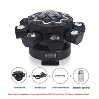 Magische Kugel Achtarmiger Vajrapani 60W UV Bühnenlichteffekt für KTV Bar Indoor-Party Atmosphäre Moving-Head LED Laser Strobe Universal