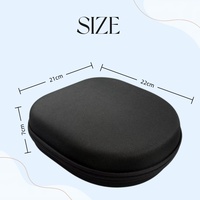 Sac de rangement pour écouteurs en EVA personnalisable, étanche, avec fermeture à glissière, protection antichoc pour écouteurs supra-auriculaires
