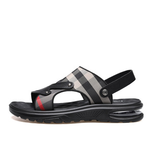2026 New Thick Platform Men Sandals Open Toe Roman Beach Shoes Plus Size Non Slip Outdoor Casual <b>Summer</b> Footwear - Product Image 2
