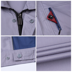 Ropa de trabajo de manga corta caliente <span class=keywords><strong>para</strong></span> hombres y mujeres chaqueta de trabajo de construcción <span class=keywords><strong>pantalones</strong></span> uniformes de ropa industrial personalizados - Product Image 5