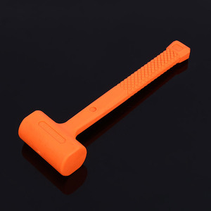 Non-Elastic Rubber Mallet Round Face PVC Material Shockproof For Tile Installation Home Renovation - Product Image 2