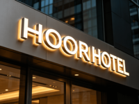 Enseigne lumineuse 3D personnalisée en acier inoxydable avec lettres en relief LED pour voitures, hôpitaux, entreprises, restaurants, cafés