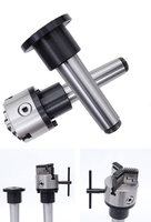 Petit porte-outil rotatif à cône Morse MT2 MT3 avec mandrin à 3 mors K11 K12 K72 80mm 100mm et mandrin à 4 mors