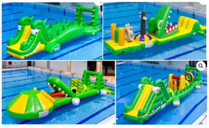 Toboggan <span class=keywords><strong>gonflable</strong></span> personnalisé en forme de dauphin pour piscines pour enfants et piscines de jardin - Product Image 5