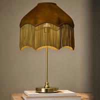 Lustre LED à pampilles de style pastoral français rétro du milieu du siècle