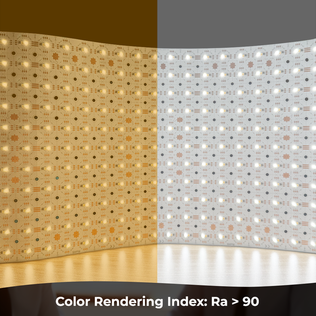 10M 240mm Flexible LED Sheet Dual Color Temperature 24V Dimmable LED Panel for Kitchen Island and Cabinet Backlight