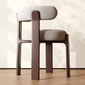 <span class=keywords><strong>Chaise</strong></span> de <span class=keywords><strong>salle</strong></span> à <span class=keywords><strong>manger</strong></span> en bois massif minimaliste moderne, dossier en tissu incurvé, meubles de <span class=keywords><strong>salle</strong></span> à <span class=keywords><strong>manger</strong></span> de luxe, chaises en bois pour restaurant - Product Image 2