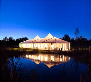 Tente de ferme en plein air, chapiteau de mariage, pour 300 personnes, 20x25 m, offre spéciale