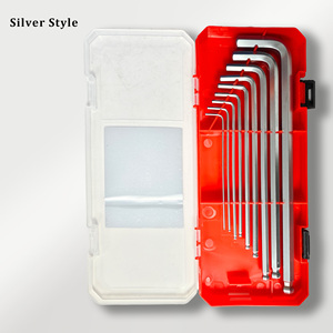 Jeu de clés Allen en forme de L, 9 pièces, métriques, en acier CR-V, à extrémité sphérique, à bras long, pour la réparation automobile et de vélos - Product Image 5