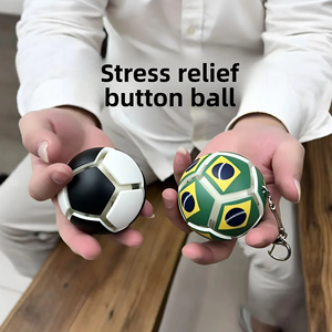 National Flag Soccer Ball Puzzle Toy <b>Rotating</b> Football Whistle Stress Relief <b>Desk</b> Game for Kids - Product Image 5