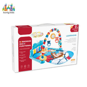 <span class=keywords><strong>Tapis</strong></span> d'éveil <span class=keywords><strong>musical</strong></span> en coton doux pour bébé de 0 à 6 mois avec arche d'activités et fonctions de projection - Product Image 3