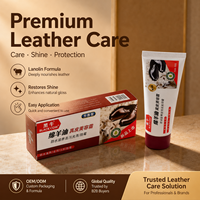 Cera para Zapatos de Cuero Hei Niu Natural Nutritiva de 70g, Aceite de Oveja Black Bull, Fácil de Limpiar para el Cuidado Diario, Venta al Por Mayor