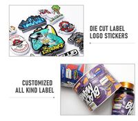 Etiquetas Adhesivas de Vinilo Impermeables y Duraderas con Impresión Personalizada, Logotipo Holográfico para Envases de Alimentos, Frascos de Miel, Botellas de Bebidas
