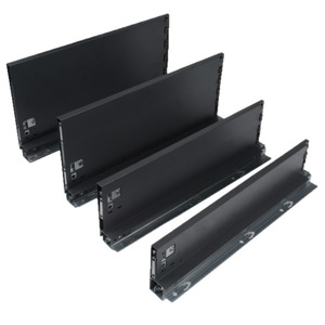 Ultra Thin Damping <b>Drawer</b> <b>Slide</b> 1.2mm Cold Rolled Steel Soft Closing Furniture <b>Drawer</b> <b>Slides</b> Custom Length - Product Image 5