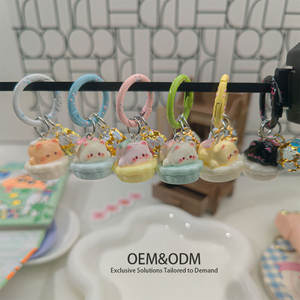 तीन आयामी केचेन प्यारा केचेन प्यारा कार्टून लटका गहने लड़कियों छात्र स्कूल बैग पेंडेंट छोटे मिश्र धातु प्लास्टिक उपहार बनाया गया - Product Image 3