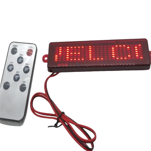 Venta al por mayor pantalla LED Mensaje de desplazamiento control remoto coche ventana trasera anuncio led COCHE señal pantalla - Product Image 6