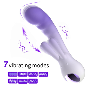 Pinkzoom New G Spot Rabbit Vibrator âm vật Kích Thích Sexy OEM ODM Phụ Nữ OMG Điểm Dildo Wand Massager Đồ Chơi Người Lớn - Product Image 5